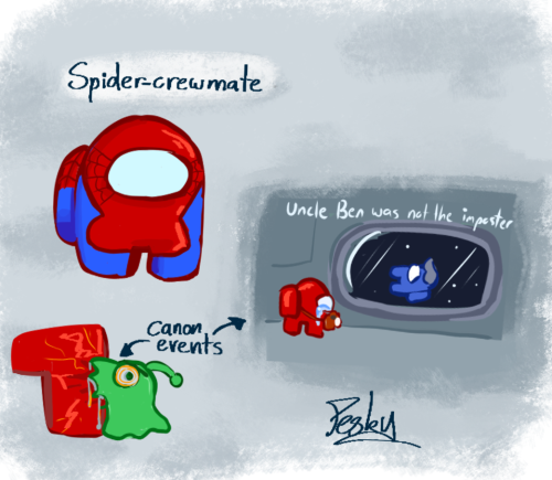 His Name Is Spider-crewmate And He Stops Imposters