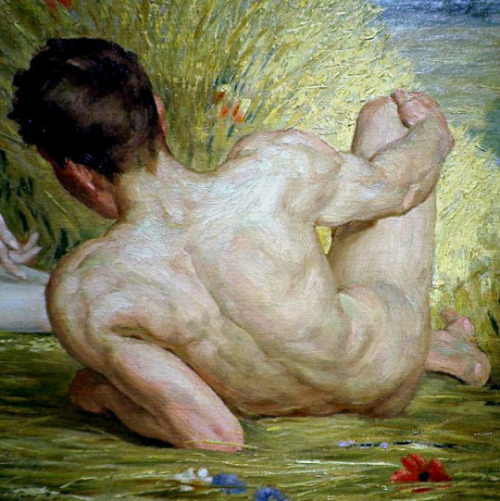 Porn Auguste Levêque (1866 – 1921) Summer Idyll photos