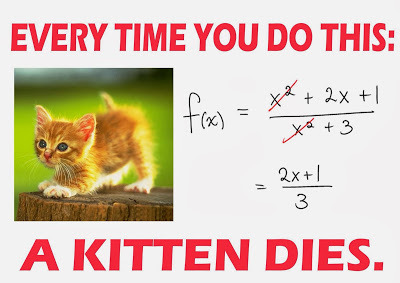 gjmueller:  Poor Kitten … this happens all the time. 