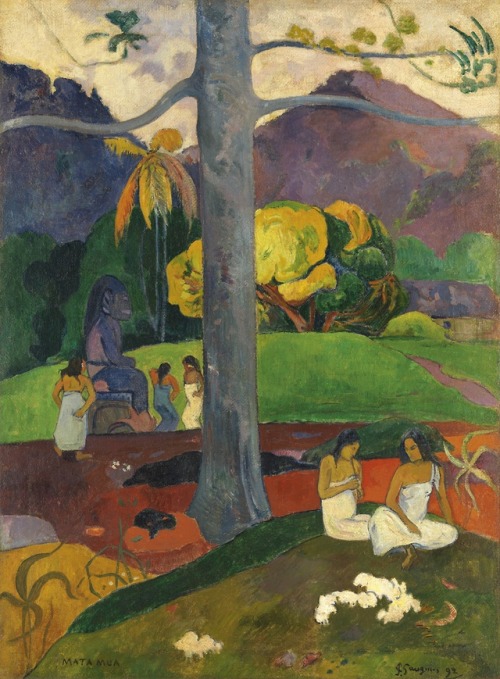 Mata Mua (In Olden Times), Paul Gauguin, 1892