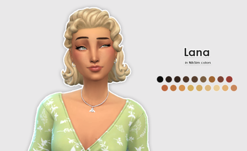 Imvikai’s Lana hair in NikSim colorsHey, here’s the Lana hair (mesh) from @imvikai in @lost-my-plumb