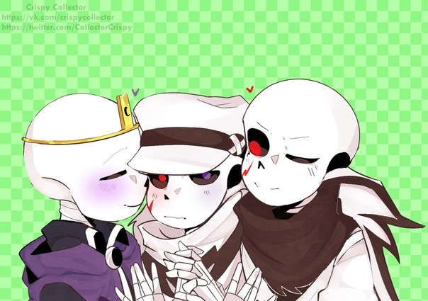 Herbs, Ship Kid Of Nightmare-Sans, Error-Sans, Dream-Sans, Cross-Sans, and  Underswap papyrus, Outfit