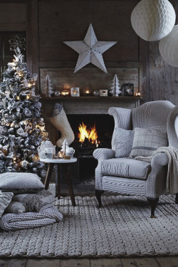 captvinvanity:  Grey Christmas Decorations
