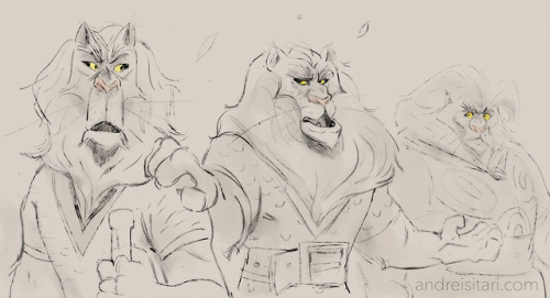 Lion Warriors. These are super fun to draw really. Like a guilty pleasure of some kind.-Sitariwww.an