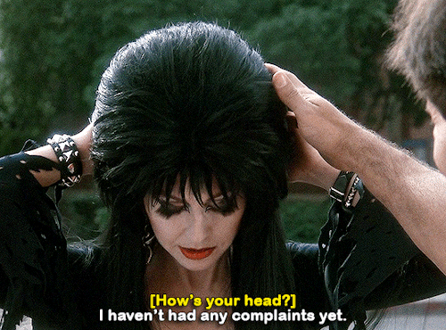 magnusedom:Cassandra Peterson as ElviraELVIRA: MISTRESS OF THE DARK (1988) dir. James