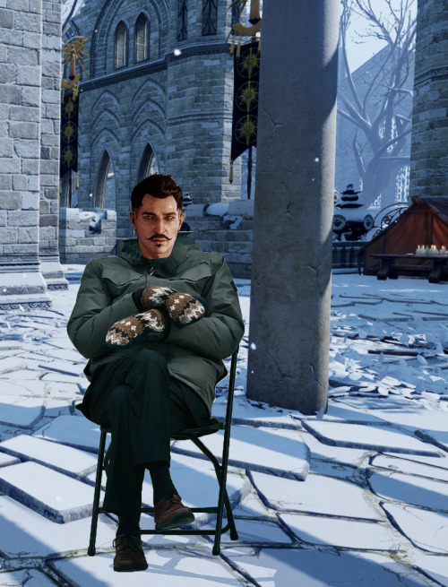 schattengerissen:Mountains. Cold. “Let’s bring Dorian!”