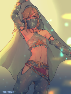 yuutayo:    gerudo link… except…. Sexier ….  