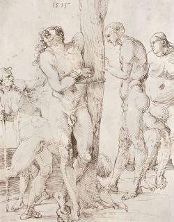 Artist-Durer: Study Sheet With Six Nude Figures Via Albrecht Durer