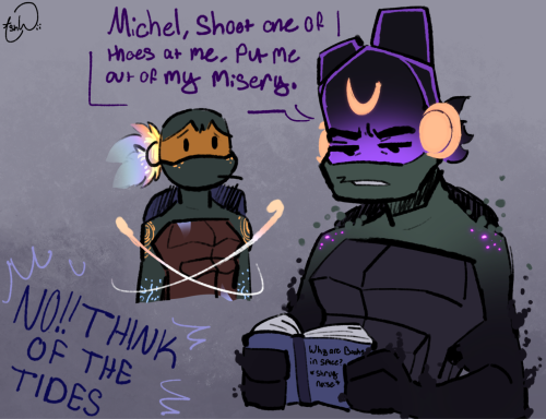 *insert Something Backhanded And Snarky That Moon!Donnie Said*