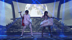 sirl33te:  lemangelumiere:  shokenfi:  kaiissleeping:   Wow. Just look at that costume change. Whomever is the designer, so much respect.  Is this Hunger Games  It’s like watching a magical girl transformation  Fuck your Hunger Games this is Final Fantasy