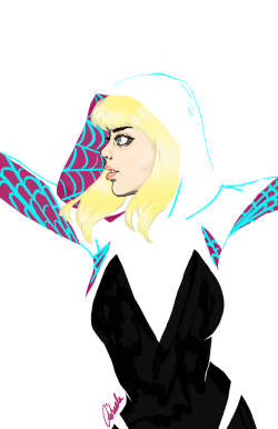 Tea-And-Video-Games:  Spider-Gwen!I Hope You All Like Spider-Gwen As Much As I Do!