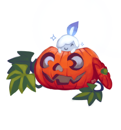 Little-Amb: Litwick Is Excited To Light Up The Pumpkin When The Night Falls! It’s