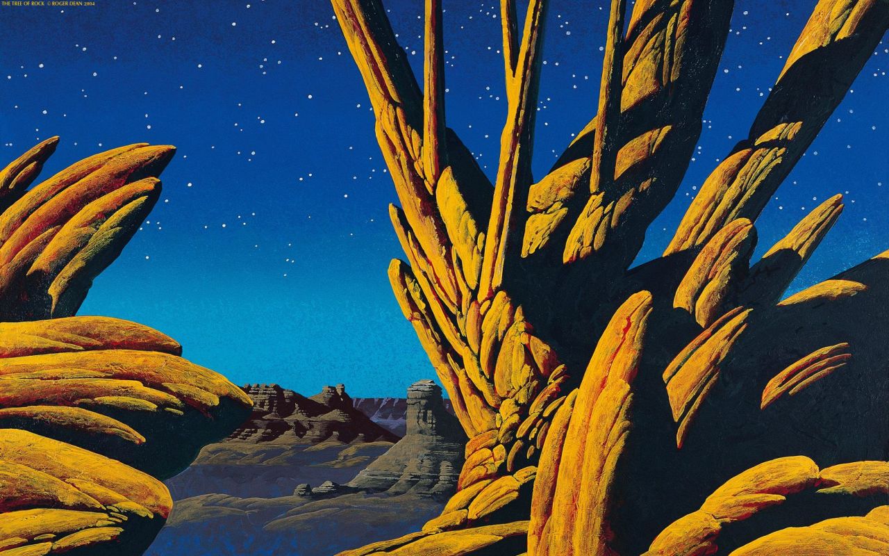 70sscifiart:  Roger Dean 