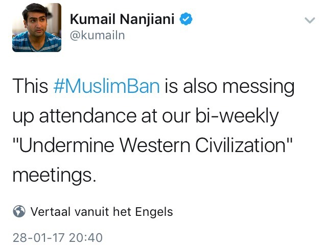 franksars: Kumail Nanjiani takes to Twitter to respond to Donald Trump’s Muslim