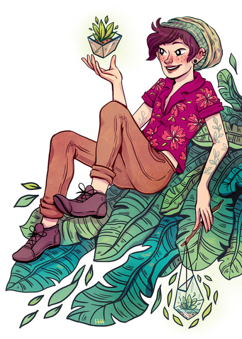 Magical plant person~ <3I’m trying to spend more time on my personal work, and what better way to