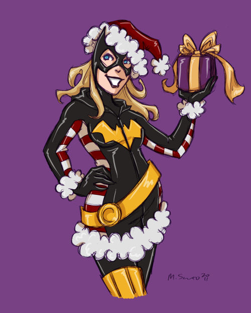 m-sciuto:  Christmas Batgirls