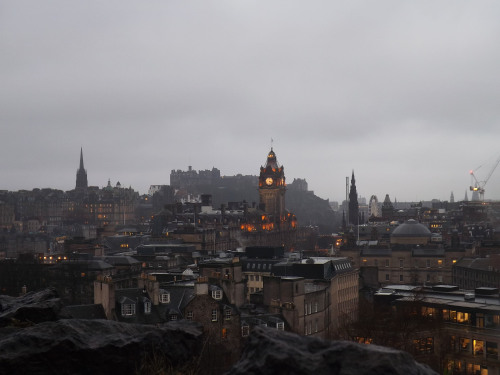 on-misty-mountains: View from Calton Hill