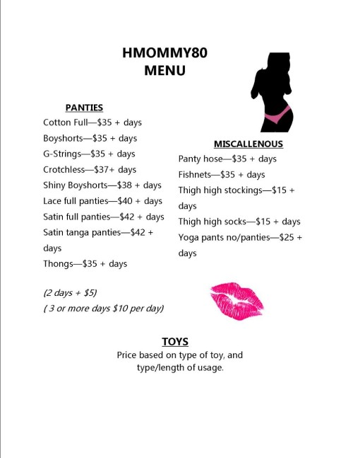 hmommy80: After long and arduous process we have a menu. Anyone interested can ee mail us at hmommy8