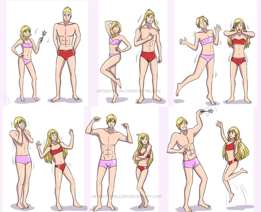 kittymellow:  Commission work on DeviantartCute brother and sister Gender and Age