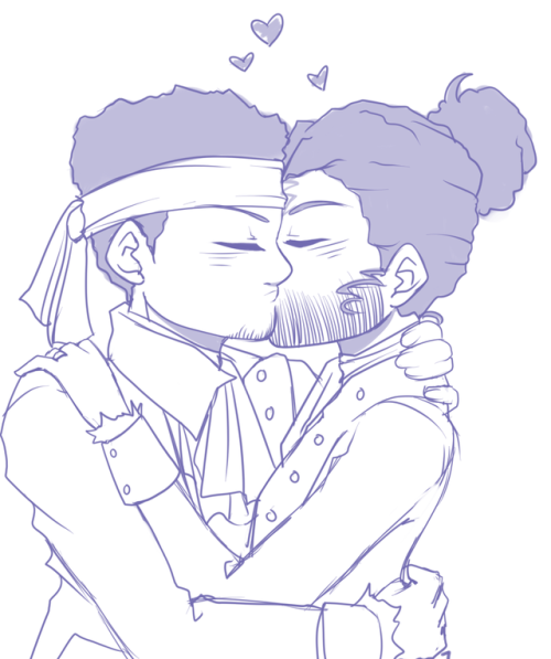 hamildoodles:kiss kiss tombe amoureux