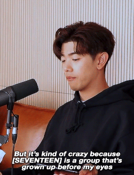 baekseoktang:eric nam getting emotional over seventeen growing up is a Big Mood