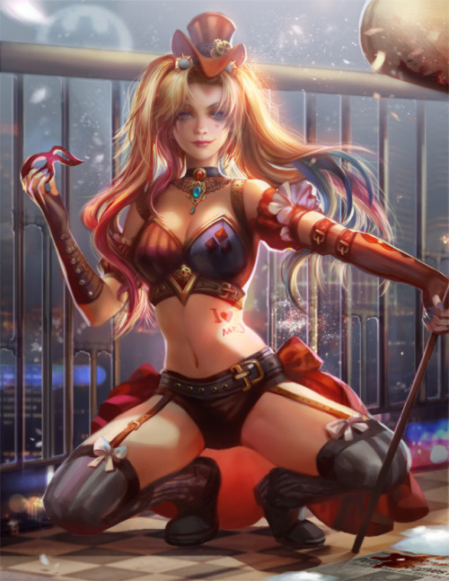 harleenfquinn: Harley Quinn by jiuge on deviantart