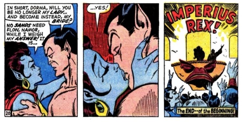 namorthesubmariner:Celebrating 80 Years of Namor!In The Sub-Mariner (1968) 33. Prince Namor finally 