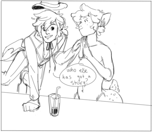 thatonegayship: Interdimensional Bar(I did not know how to end this comic)