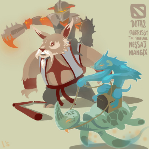 welcometodota2:  A collection of art by louissry (on deviantart) 
