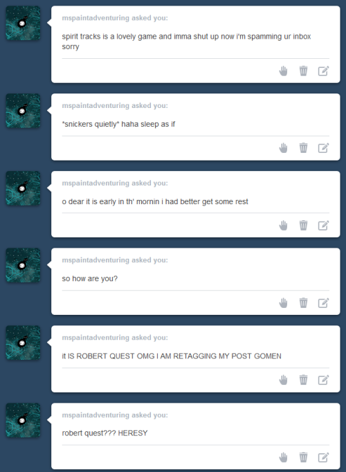 mhmmmm I think bc like the rob quest tag is already used and like cucumber/cuco robert/rob and a few