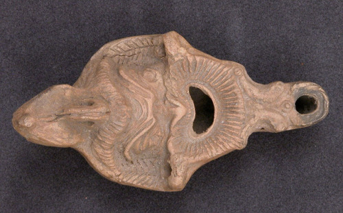 Lamp in the Form of a Mask, Islamic ArtMedium: EarthenwareEdward C. Moore Collection, Bequest of Edw