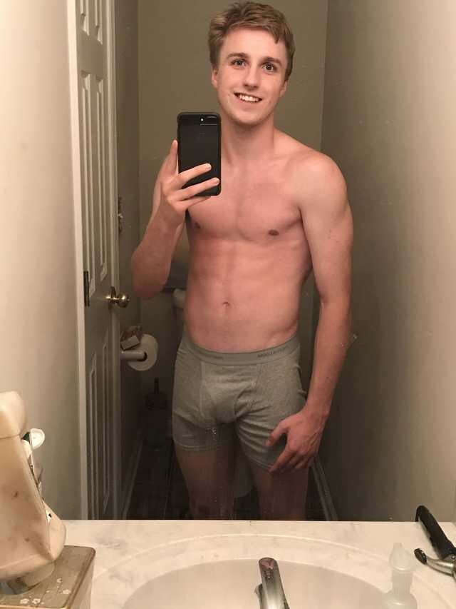 straightbaitedguys:  Always loved a guy in briefs and a dorky smile.   Follow me