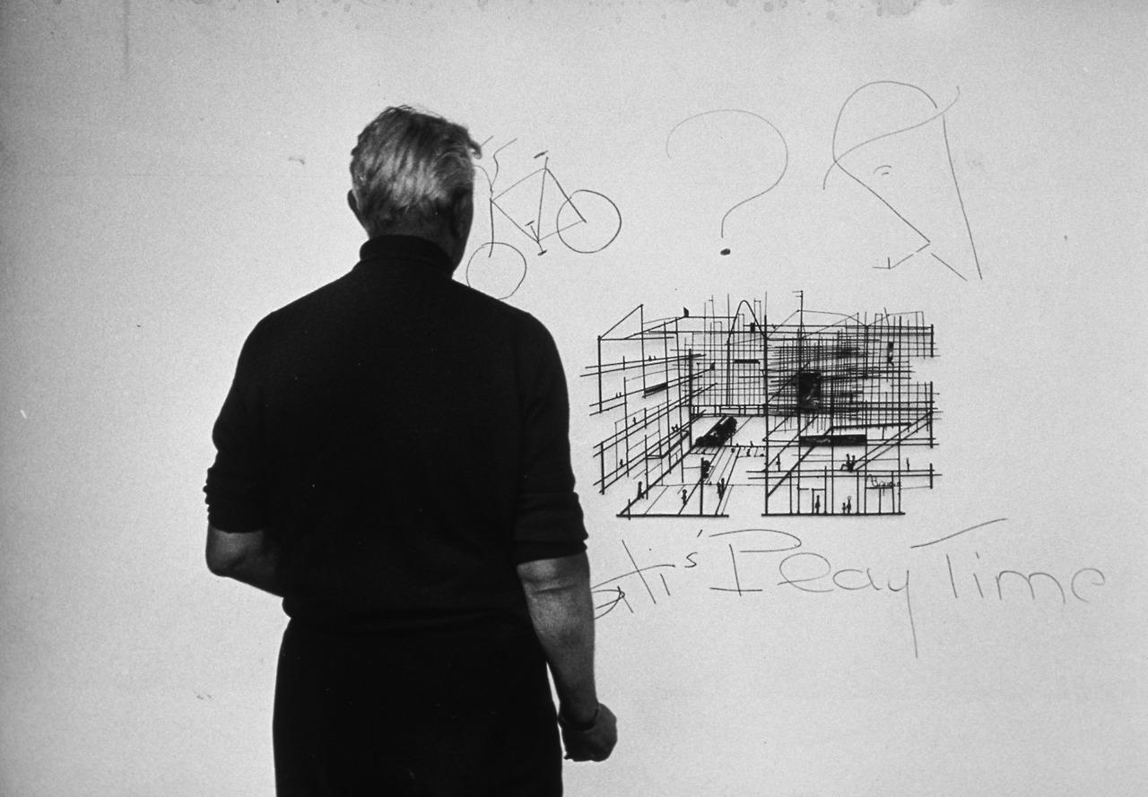 letsbuildahome-fr:  Jacques Tati launching into the construction of “Tativille”