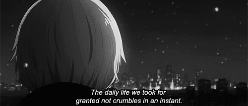 rejoice-in-despair-deactivated2: “Whenever it ends, it’s always in an instant.”