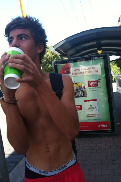 kisslol:   Shirtless tumblr boy 