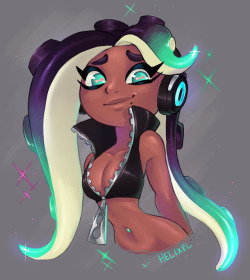 helixel:  I finished the octo wife! She was insanely fun to draw and colour, I just wanna draw her forever!  