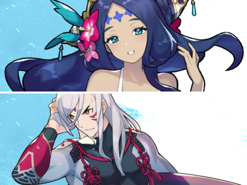 SUMMER DRAGALIA + adventurer swimsuit alts