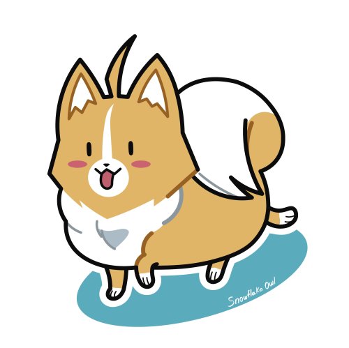 snowflake-owl: I made a chibi design of my dog, Diva! I love her so much! She’s good. Check ou