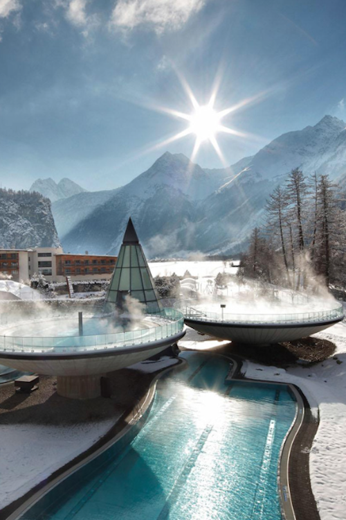thelavishsociety:  AQUA DOME (by Tirol Therme Längenfeld)