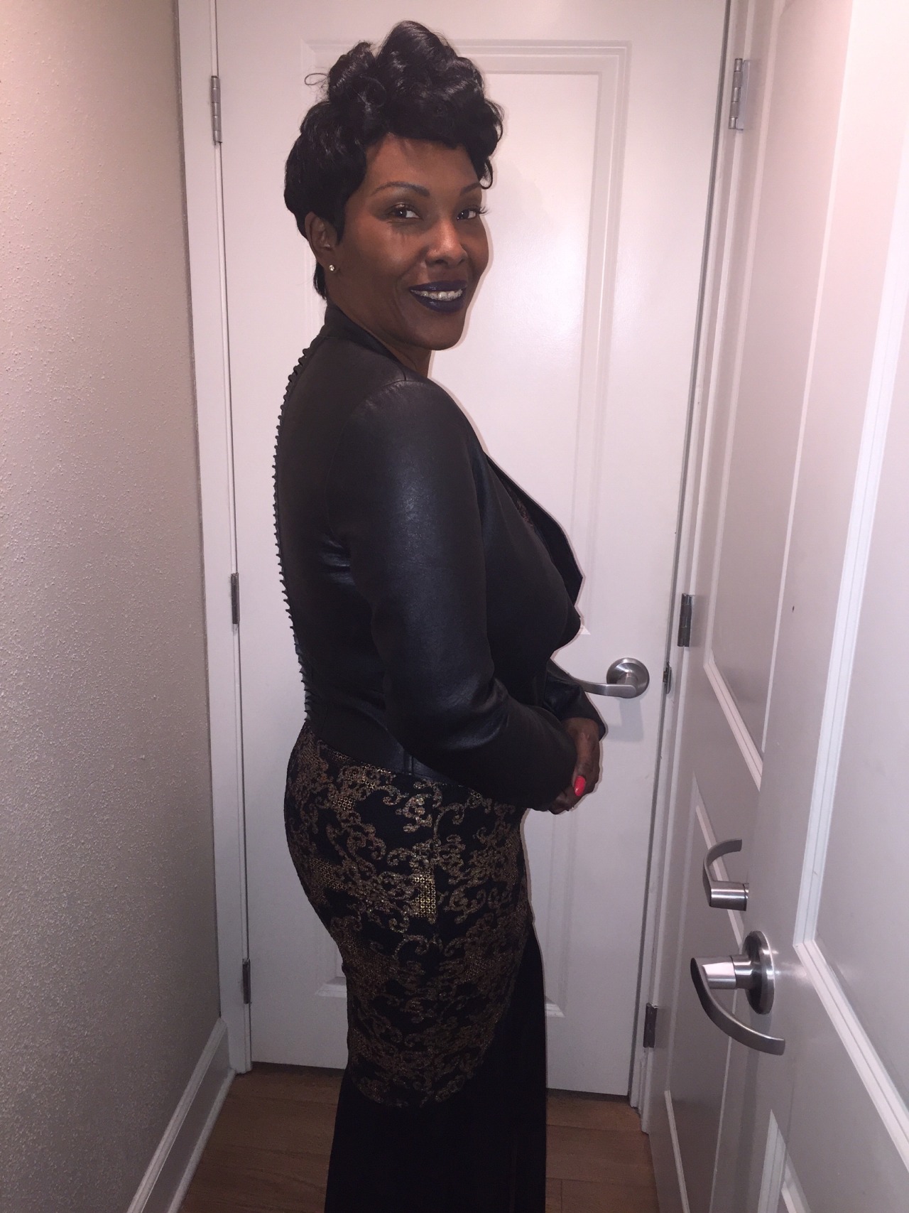 darkskinnedblackbeauty:  My mom is so beautiful 😍😍 51 years young 💕 @chocolatecx