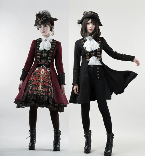 lolita-wardrobe:UPDATE: We have 1 (only one) 【-Spirit of Knight-】 Female Version Jacket Available◆ S