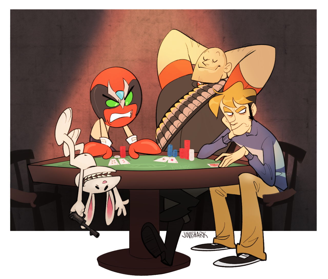 Poker Night at the Hidden Condo by Notxtwhiledrive -- Fur Affinity [dot] net