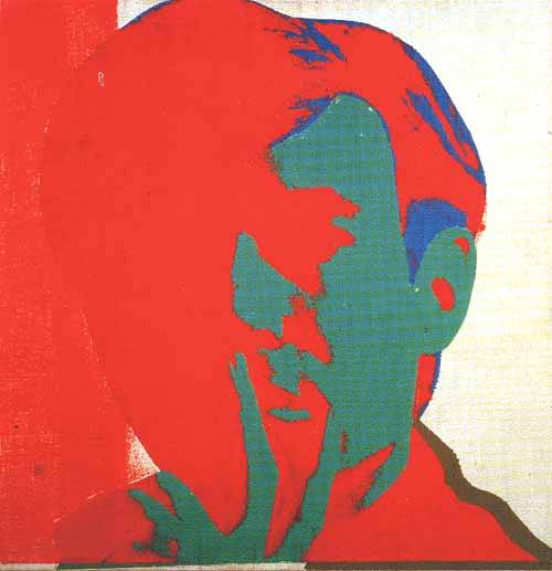 artist-andy-warhol: Self-portrait, Andy Warhol