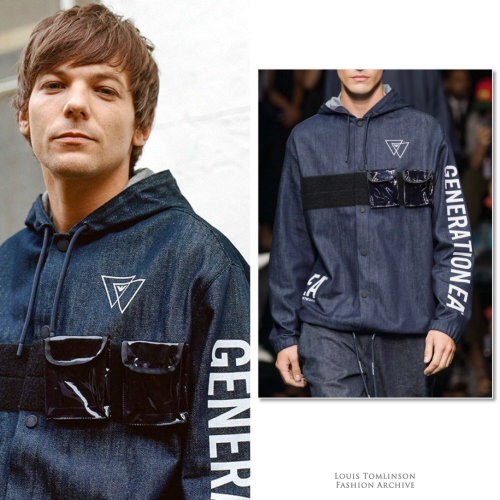 Louis Tomlinson Fashion on X: Louis is wearing a Wales Bonner Percussion  Logo-Embroidered Recycled-Jersey Track Jacket on his photoshoot for Dork  Magazine (@readdork). This jacket takes cues from the '70s with its