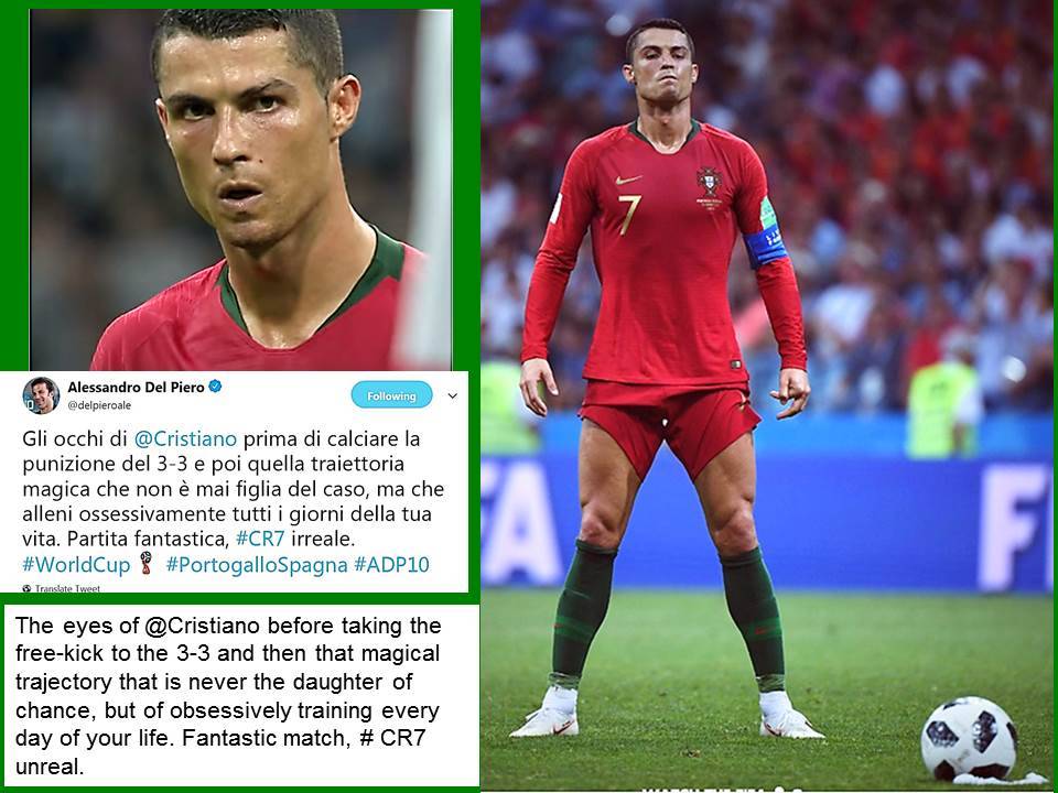 All about Cristiano Ronaldo dos Santos Aveiro — Portugal 3-3 Spain,  15.06.18 (4'(p)+44'+88