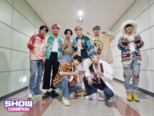 [211013] ATEEZ @ MBC Show Champion, backstageCredit: showchampion1 