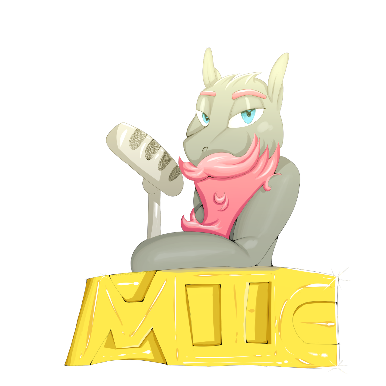 murderousart:  Also, I made a MIC thingy for @ask-wbm when he streams with his mic