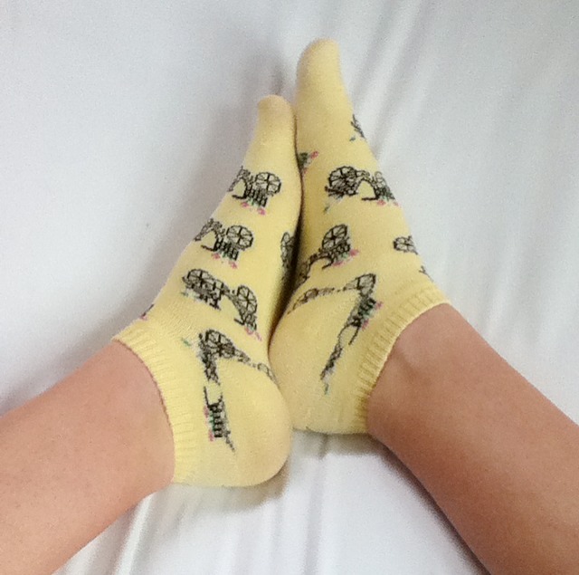 strawb-aby:  My new socks are the most precious things! ig: emma_fisher19 