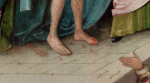 Hieronymus Bosch, Ecce Homo (detail), 1475-1485. Tempera and oil on oak panel, 71 cm × 61 cm. Städel