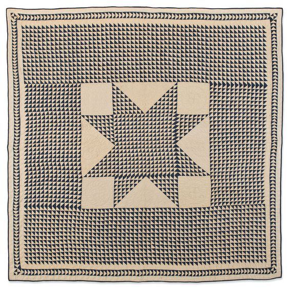 blueberrymodern:    Flying Geese with Star, circa 1880, Kentucky. Speed Art Museum 